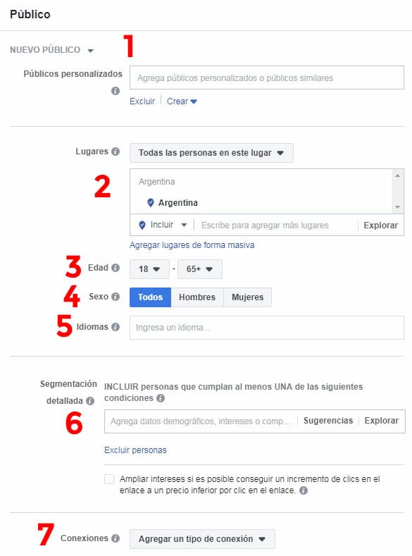 classyfunnels - Cómo hacer Publicidad en Facebook - Selección de Audiencia Objetivo (targeting) 