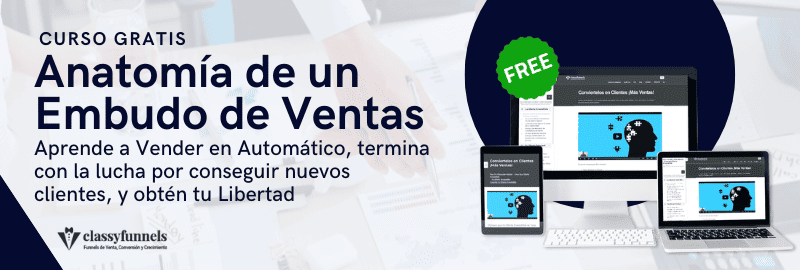 Curso gratuito de Embudos de Ventas - Aprende a Vender en Automático