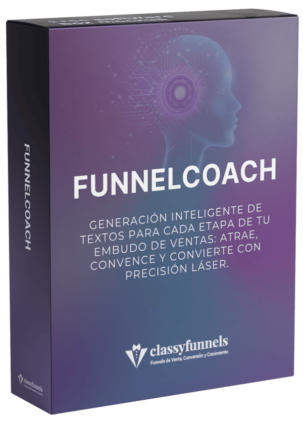 FunnelCoach - Generaci&oacute;n Inteligente de Textos para cada Etapa de tu Embudo de Ventas: Atrae, Convence y Convierte con Precisi&oacute;n L&aacute;ser.