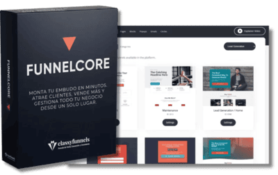 FunnelCore - Plataforma para montar tu embudo de ventas, y vender en autom&aacute;tico online
