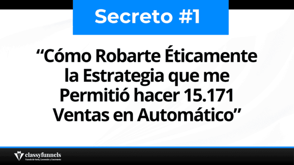 Secreto n&uacute;mero 1 - Embudos de ventas