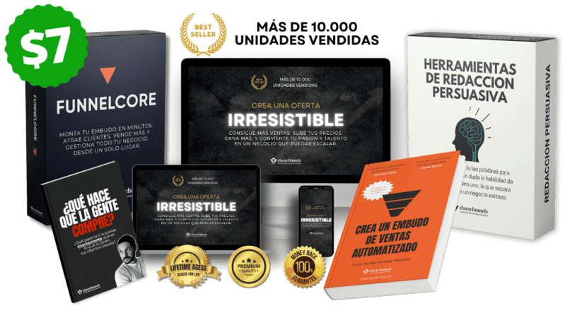 Crea una Oferta Irresistible - Curso Online de ventas online en autom&aacute;tico - classyfunnels