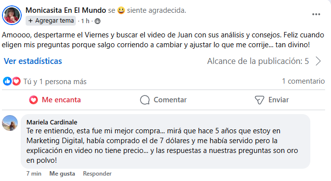Testimonial M&oacute;nica Challenge