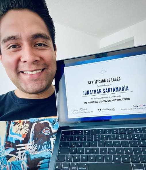 Jonathan Santamar&iacute;a - Primera Venta en autom&aacute;tico.