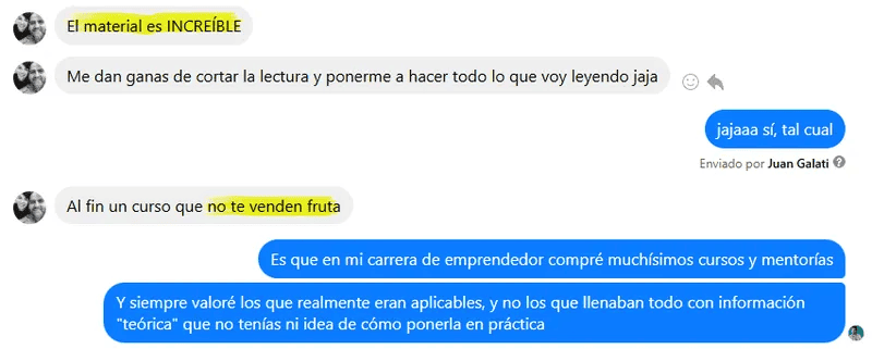 Testimonial Challenge de 30 d&iacute;as para vender en autom&aacute;tico
