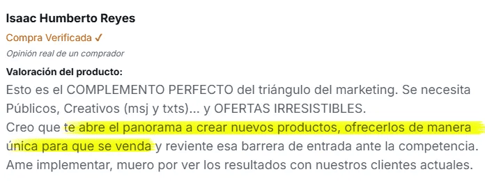 Testimonial Challenge de 30 d&iacute;as para vender en autom&aacute;tico