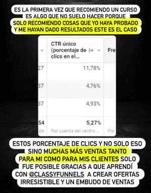 Testimonial Challenge de 30 d&iacute;as para vender en autom&aacute;tico
